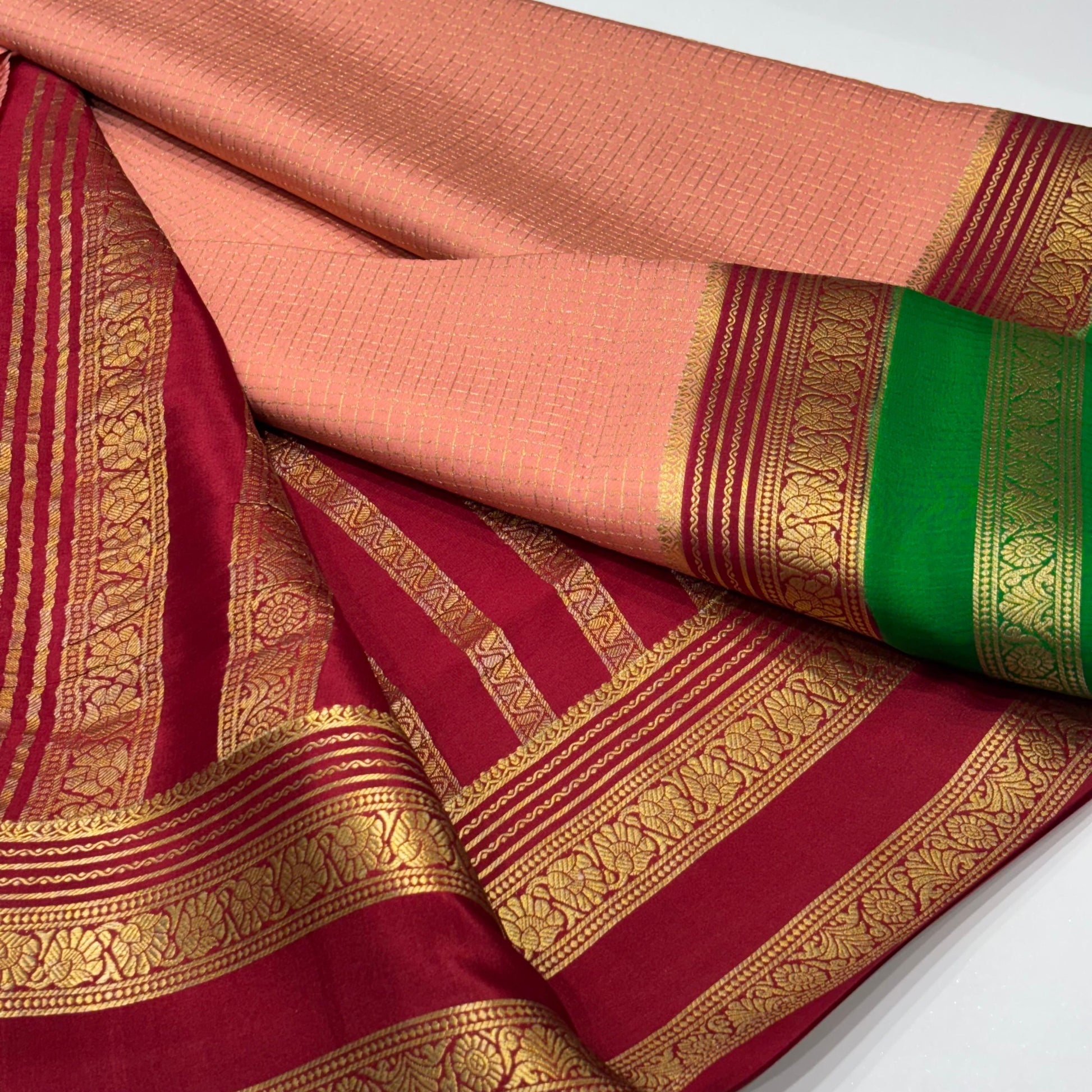 Pure Mysore Crepe Silk Saree