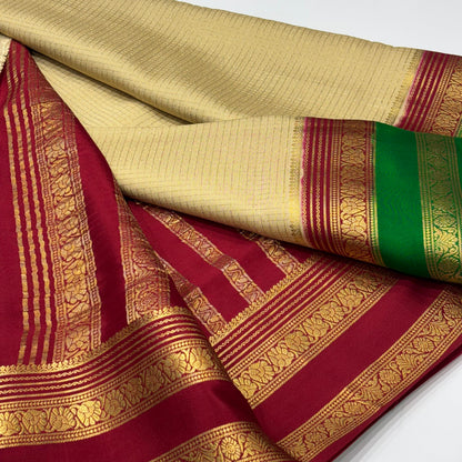 Pure Mysore Crepe Silk Saree