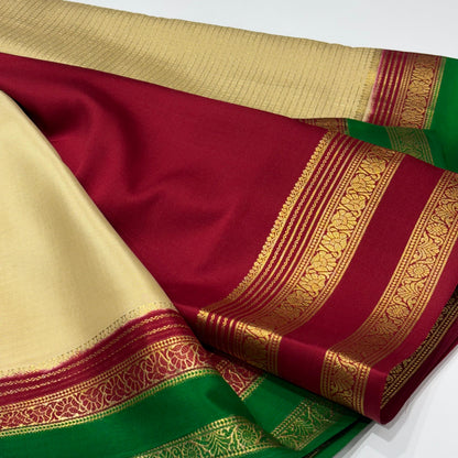 Pure Mysore Crepe Silk Saree