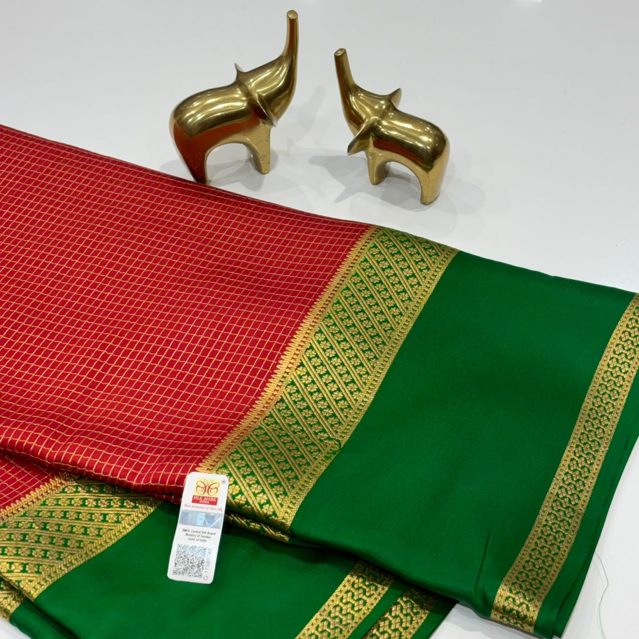 Pure Mysore Crepe Silk Saree