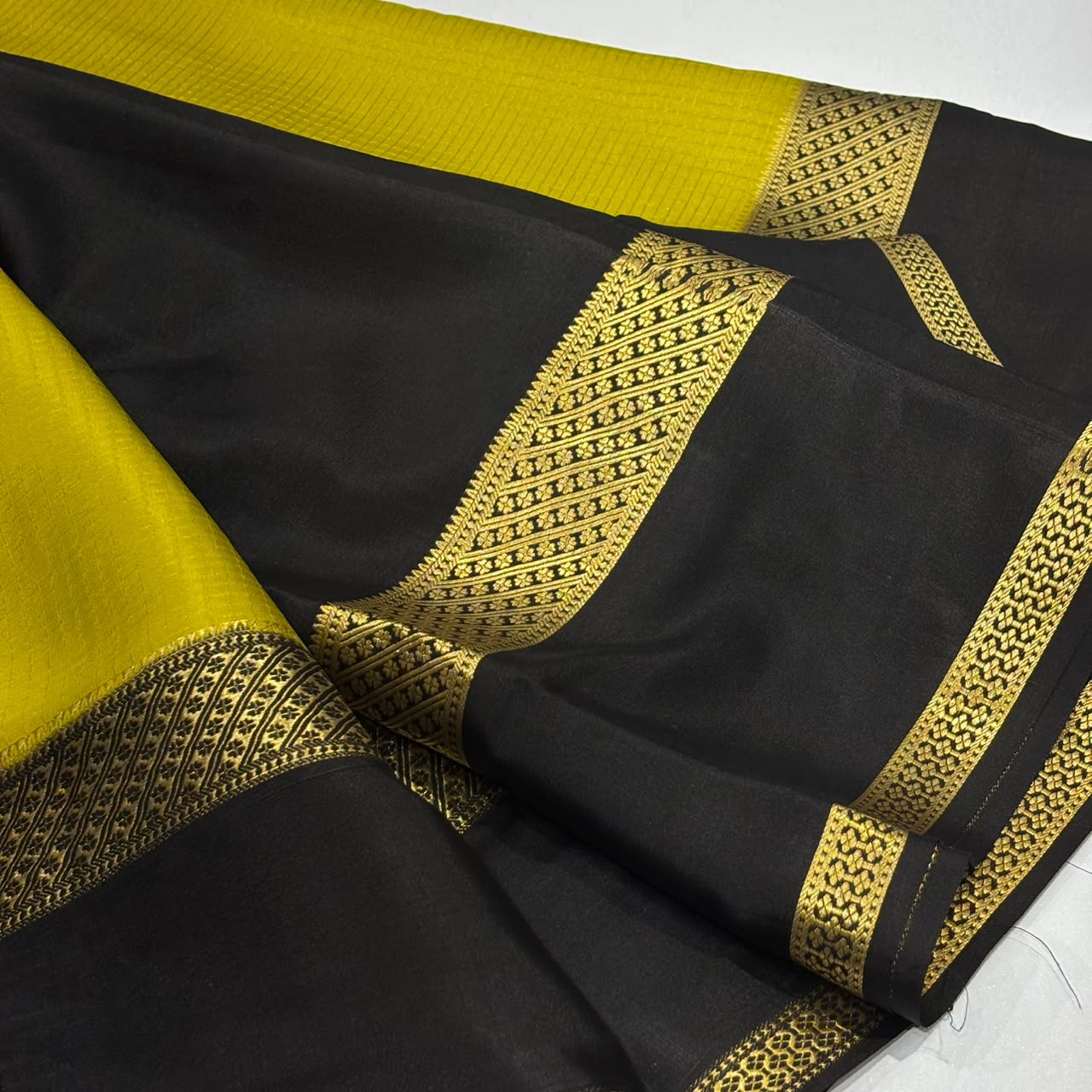 Pure Mysore Crepe Silk Saree