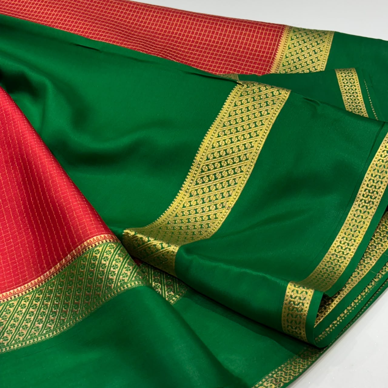 Pure Mysore Crepe Silk Saree