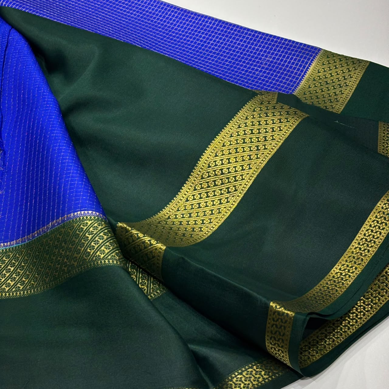 Pure Mysore Crepe Silk Saree