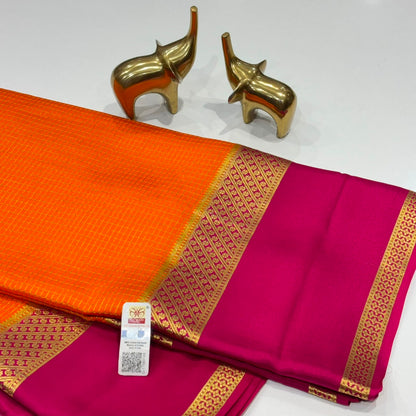 Pure Mysore Crepe Silk Saree