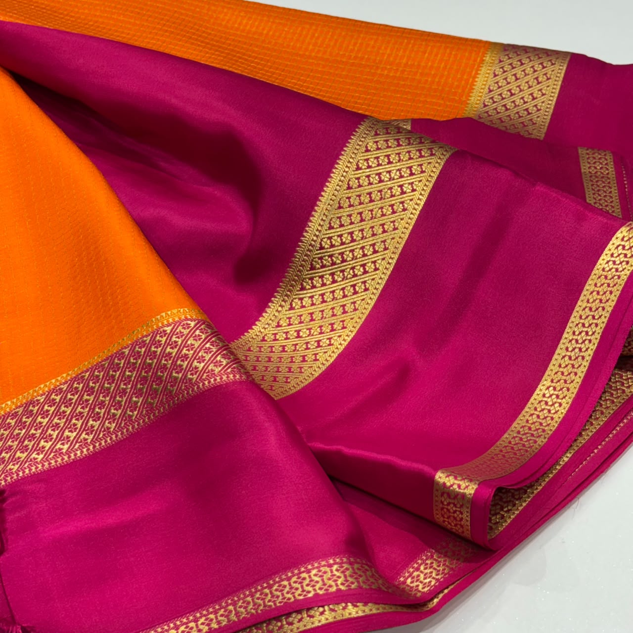 Pure Mysore Crepe Silk Saree
