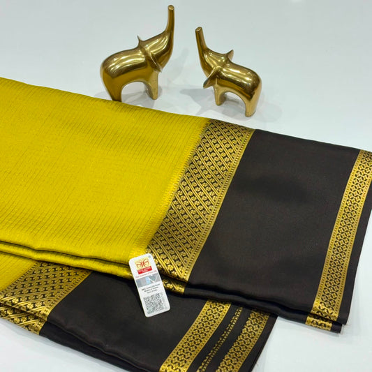 Pure Mysore Crepe Silk Saree