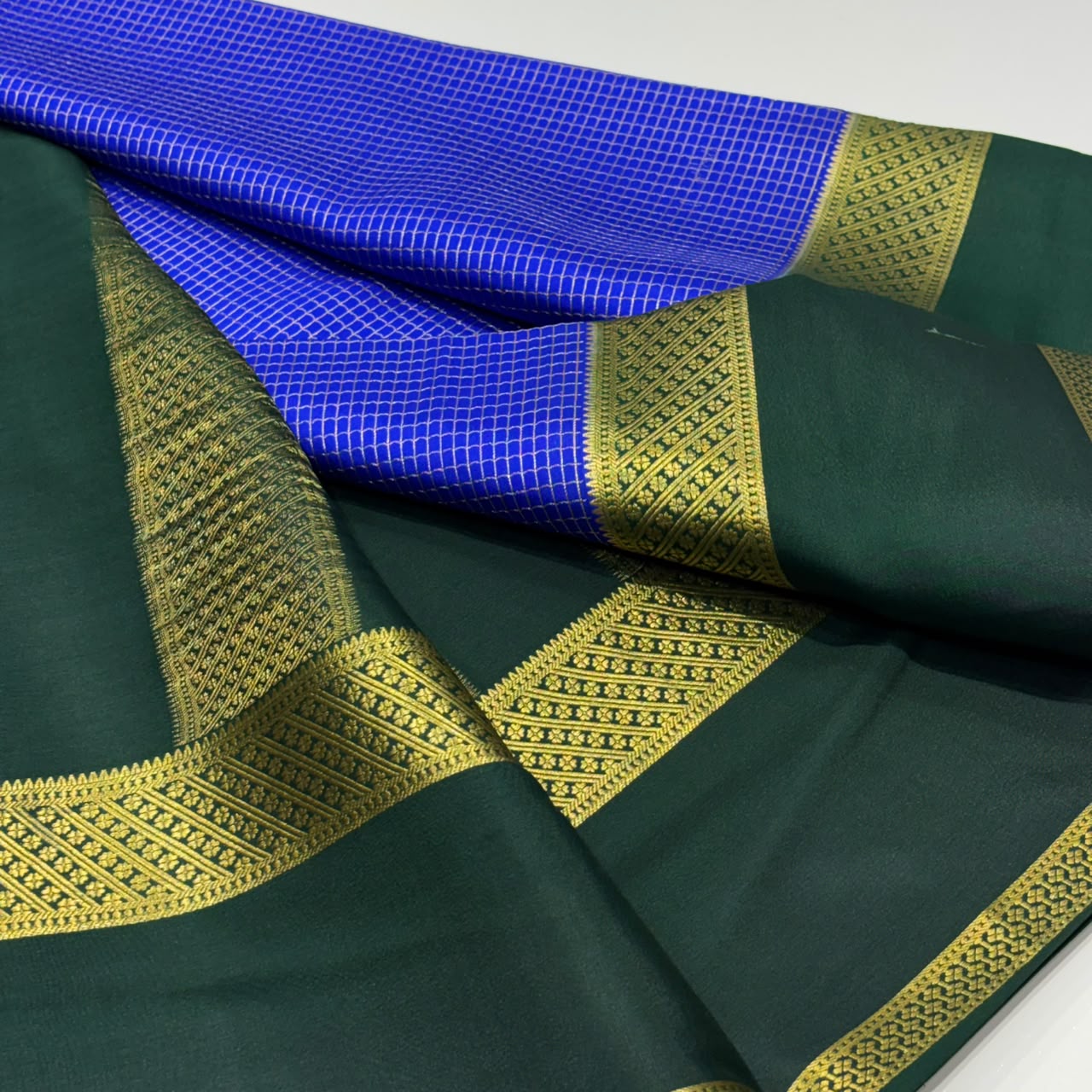 Pure Mysore Crepe Silk Saree