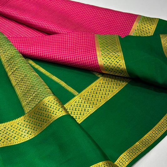 Pure Mysore Crepe Silk Saree
