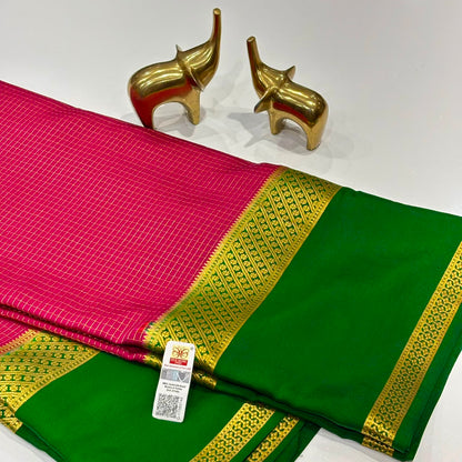 Pure Mysore Crepe Silk Saree