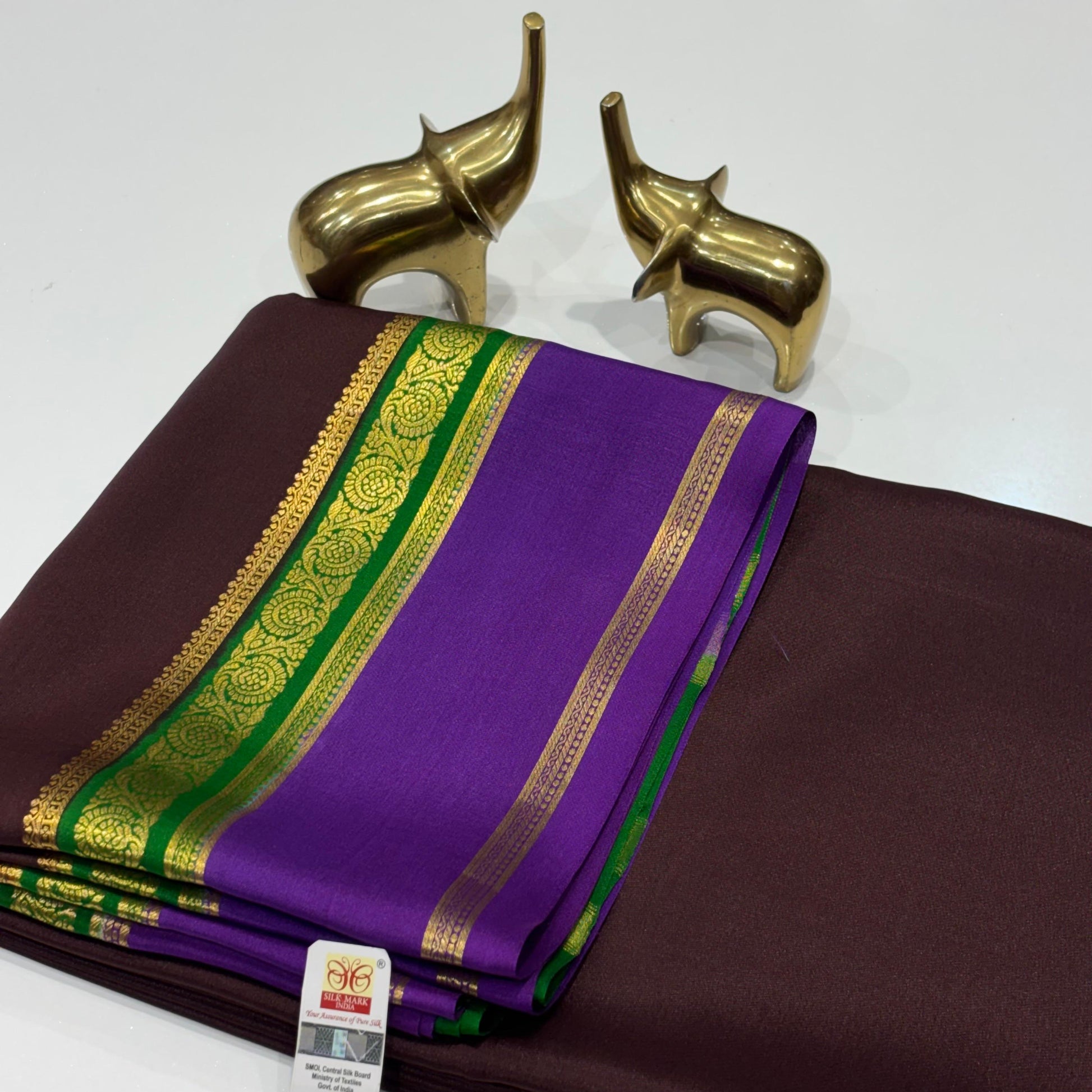 Pure Mysore Crepe Silk Saree