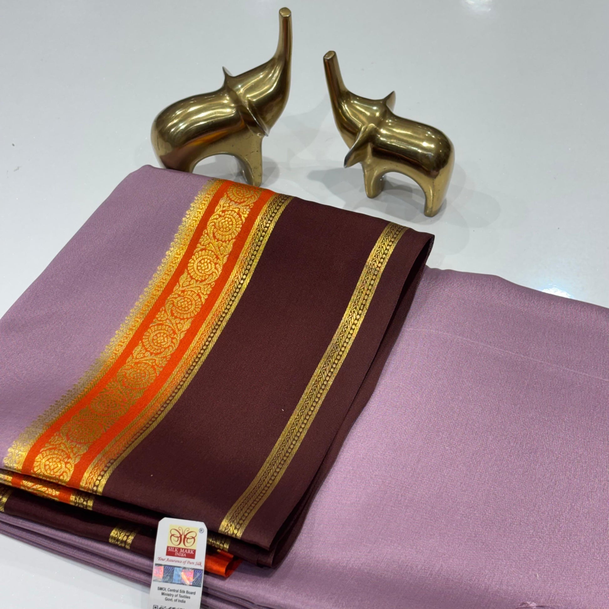 Pure Mysore Crepe Silk Saree