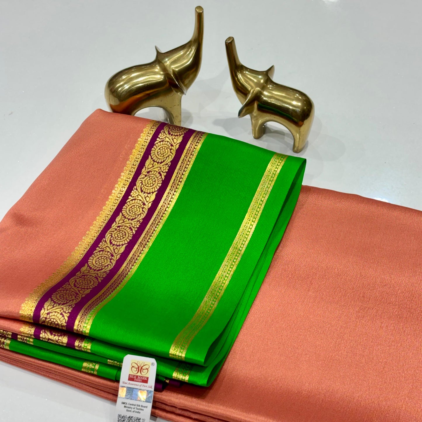 Pure Mysore Crepe Silk Saree