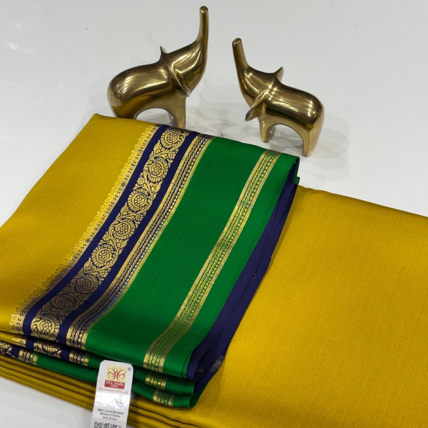 Pure Mysore Crepe Silk Saree