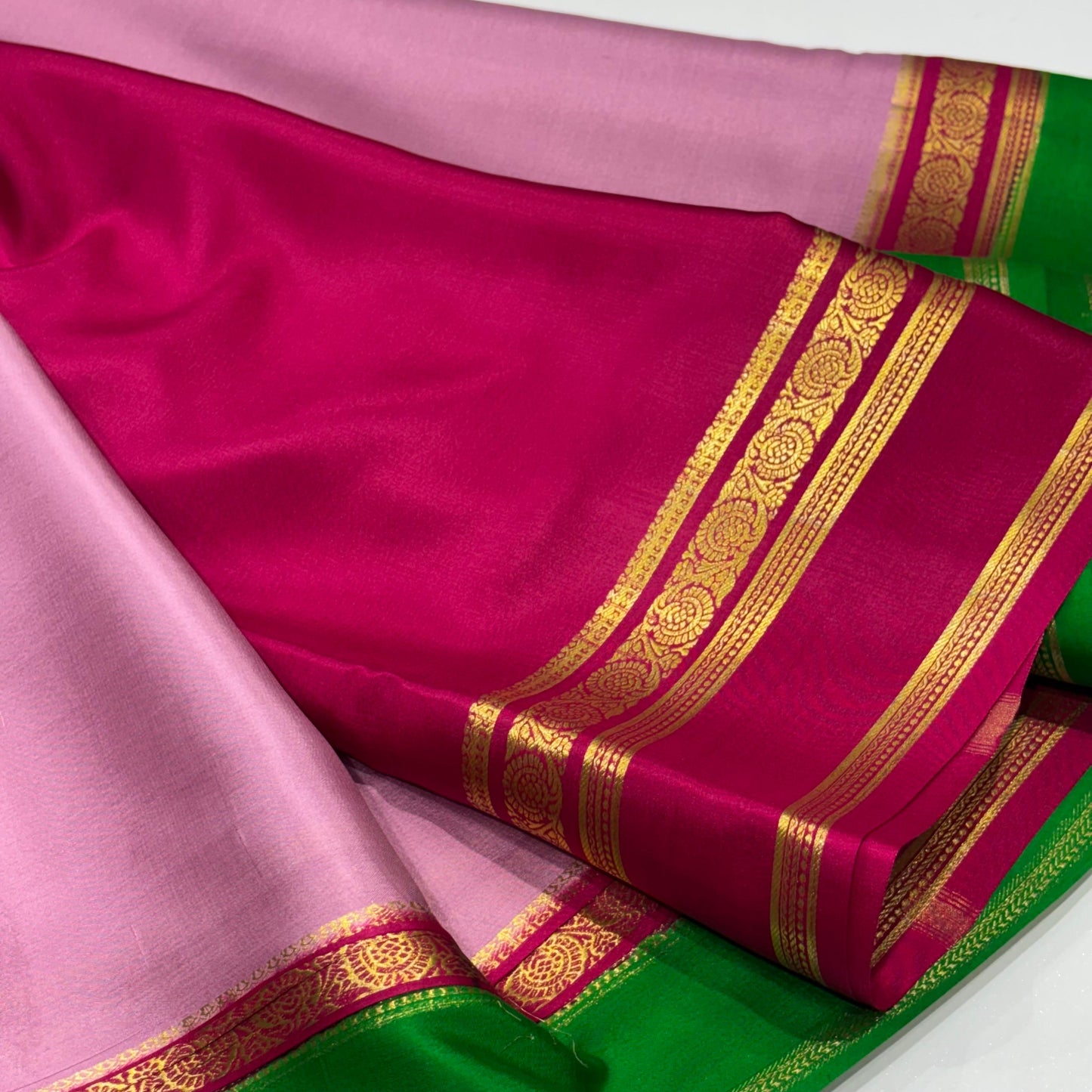 Pure Mysore Crepe Silk Saree