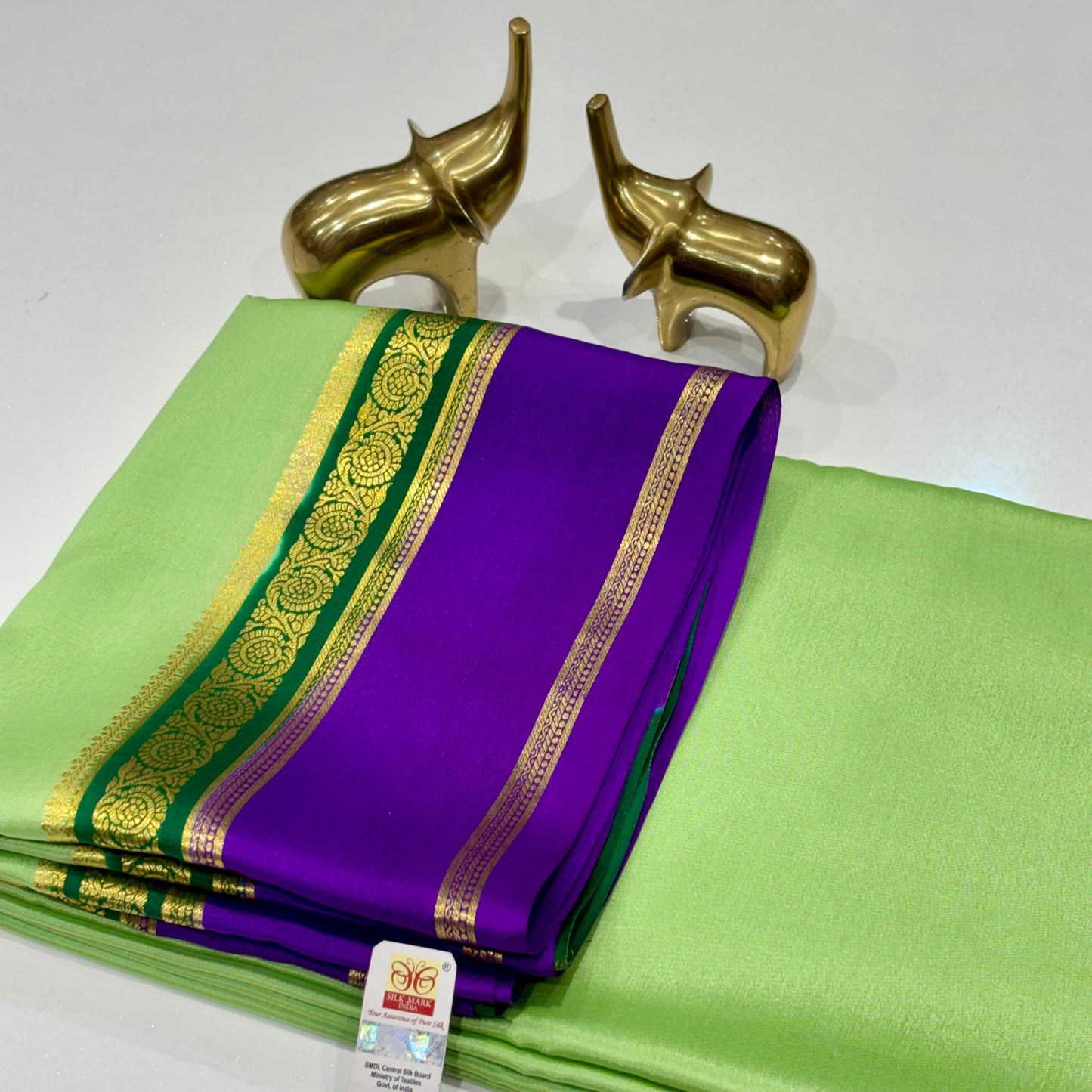 Pure Mysore Crepe Silk Saree