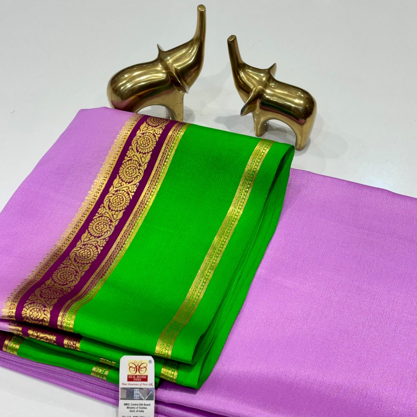 Pure Mysore Crepe Silk Saree