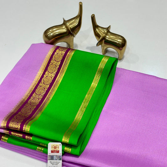 Pure Mysore Crepe Silk Saree