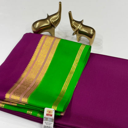 Pure Mysore Crepe Silk Saree