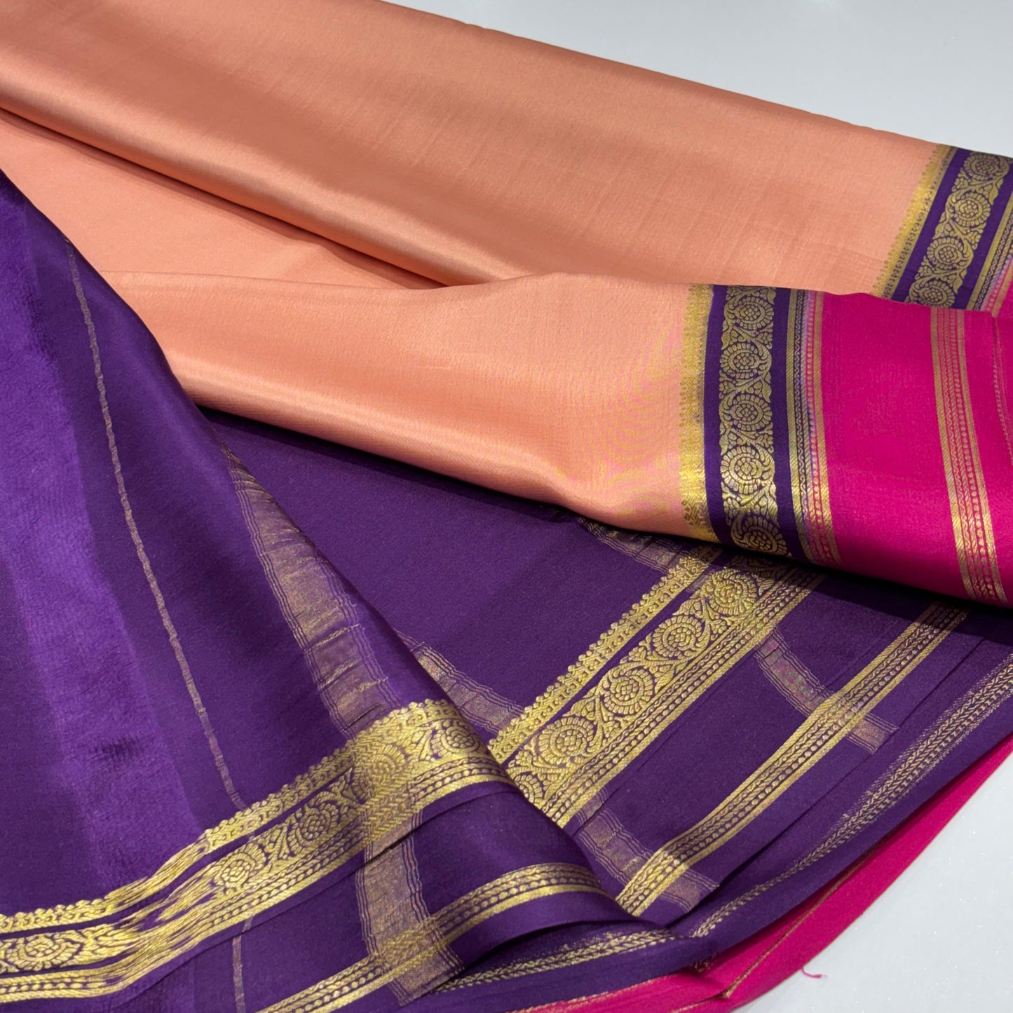 Pure Mysore Crepe Silk Saree