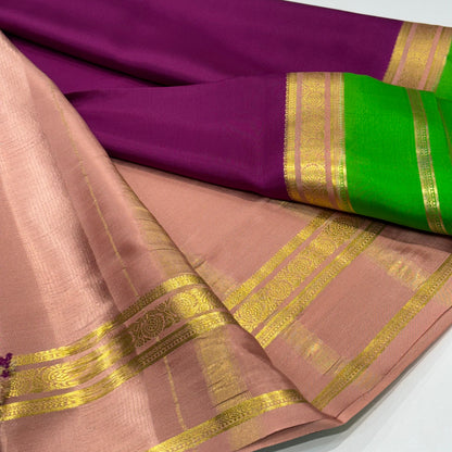 Pure Mysore Crepe Silk Saree