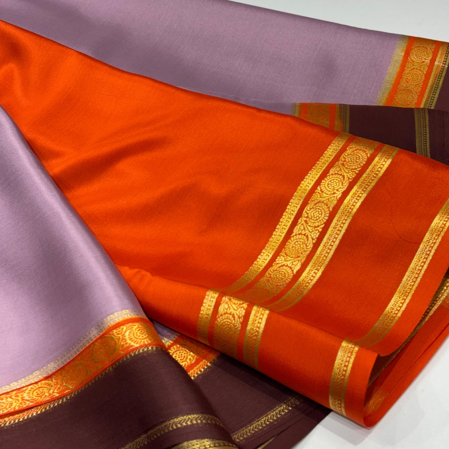 Pure Mysore Crepe Silk Saree