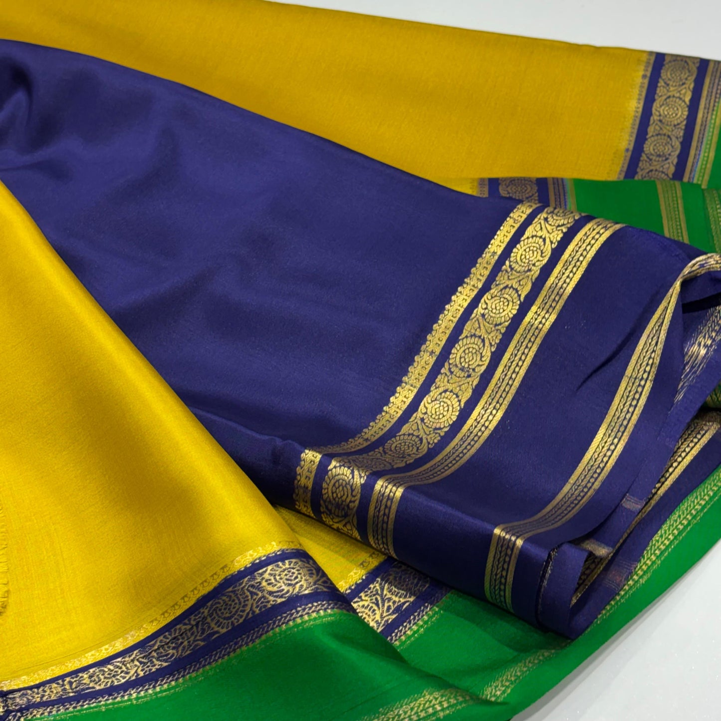 Pure Mysore Crepe Silk Saree