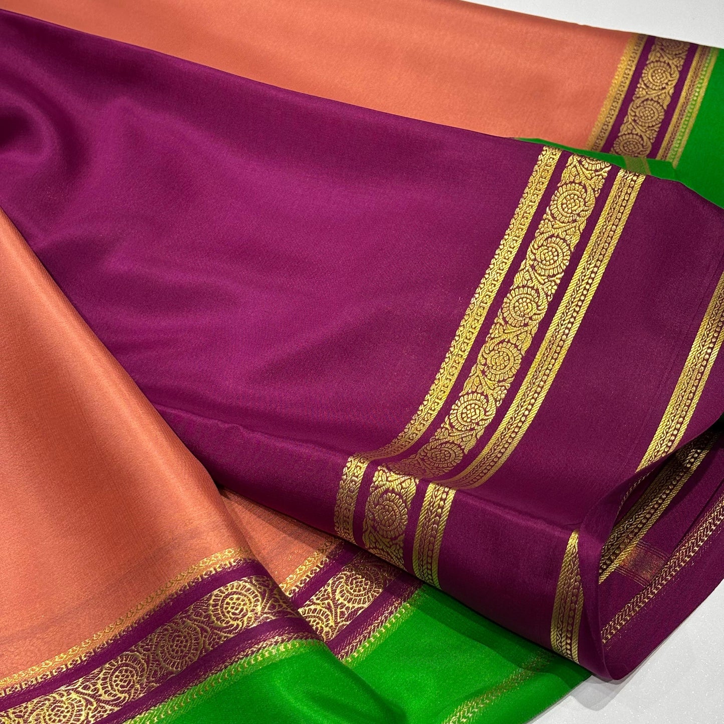 Pure Mysore Crepe Silk Saree
