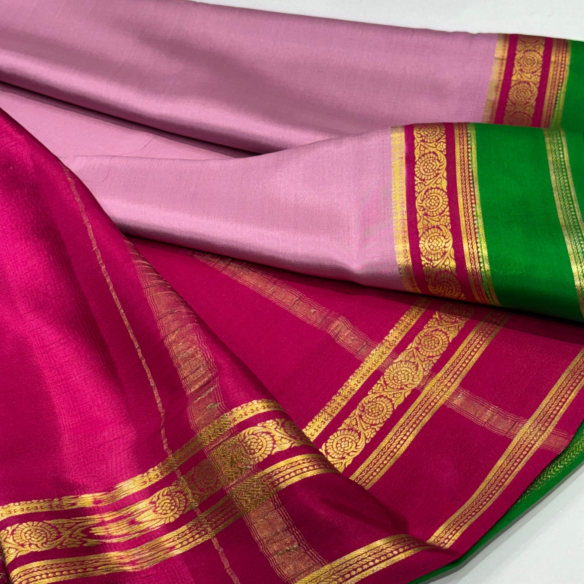 Pure Mysore Crepe Silk Saree