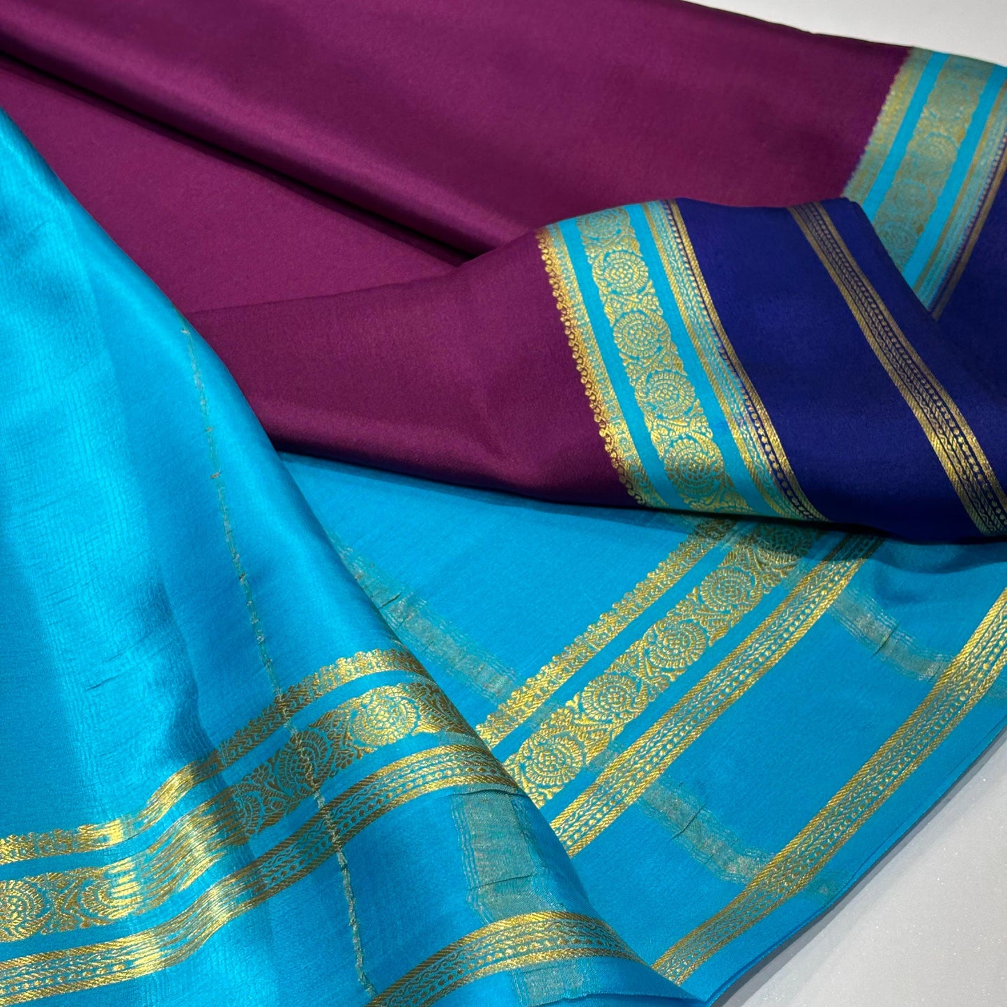 Pure Mysore Crepe Silk Saree