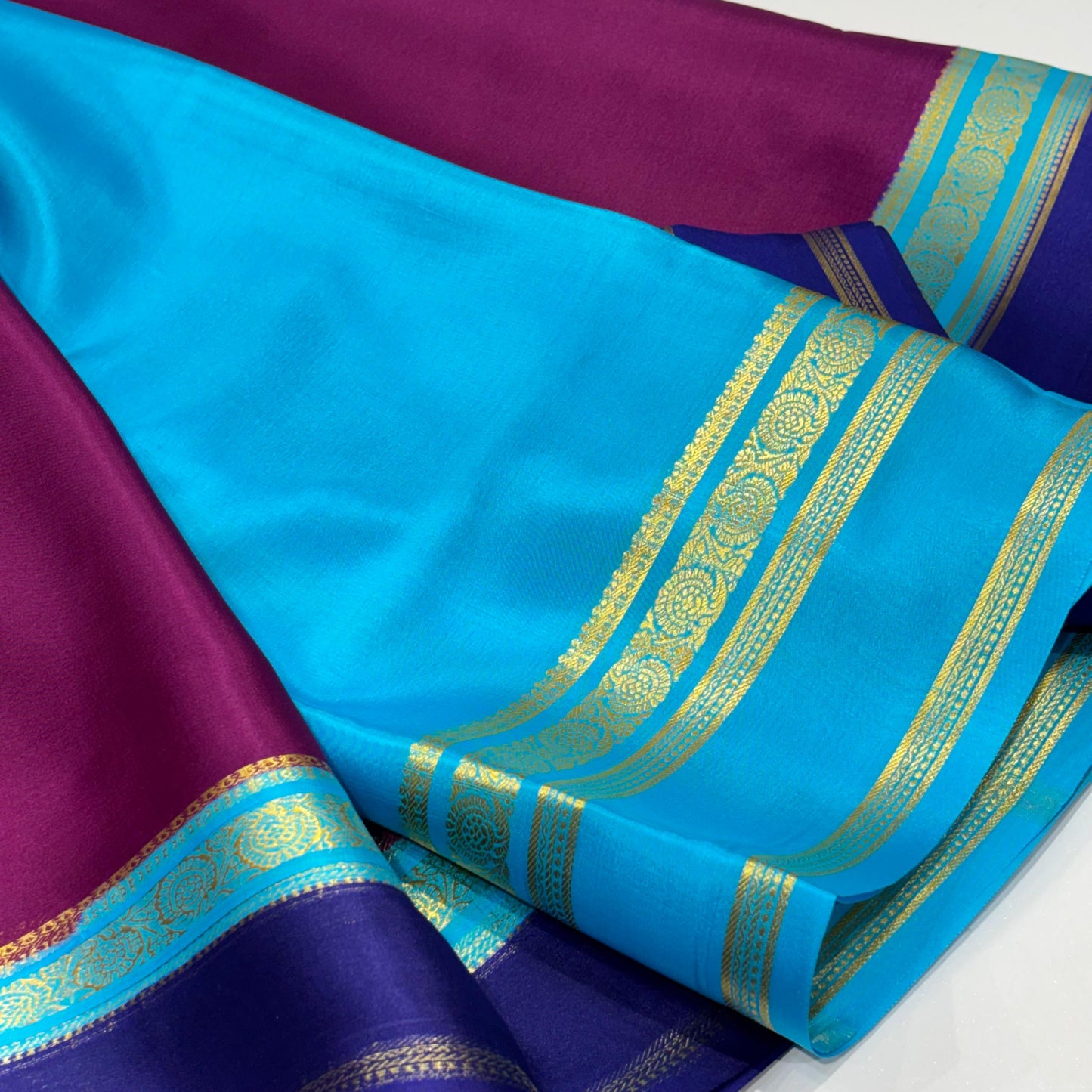 Pure Mysore Crepe Silk Saree