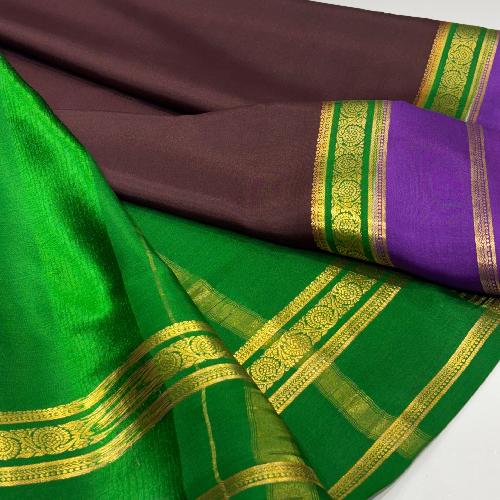 Pure Mysore Crepe Silk Saree