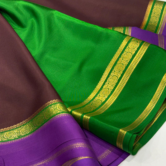 Pure Mysore Crepe Silk Saree