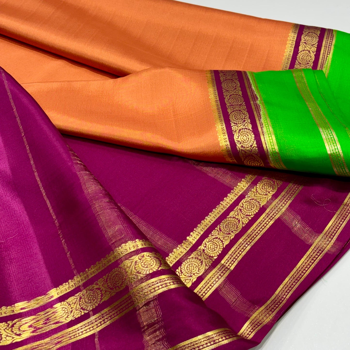 Pure Mysore Crepe Silk Saree