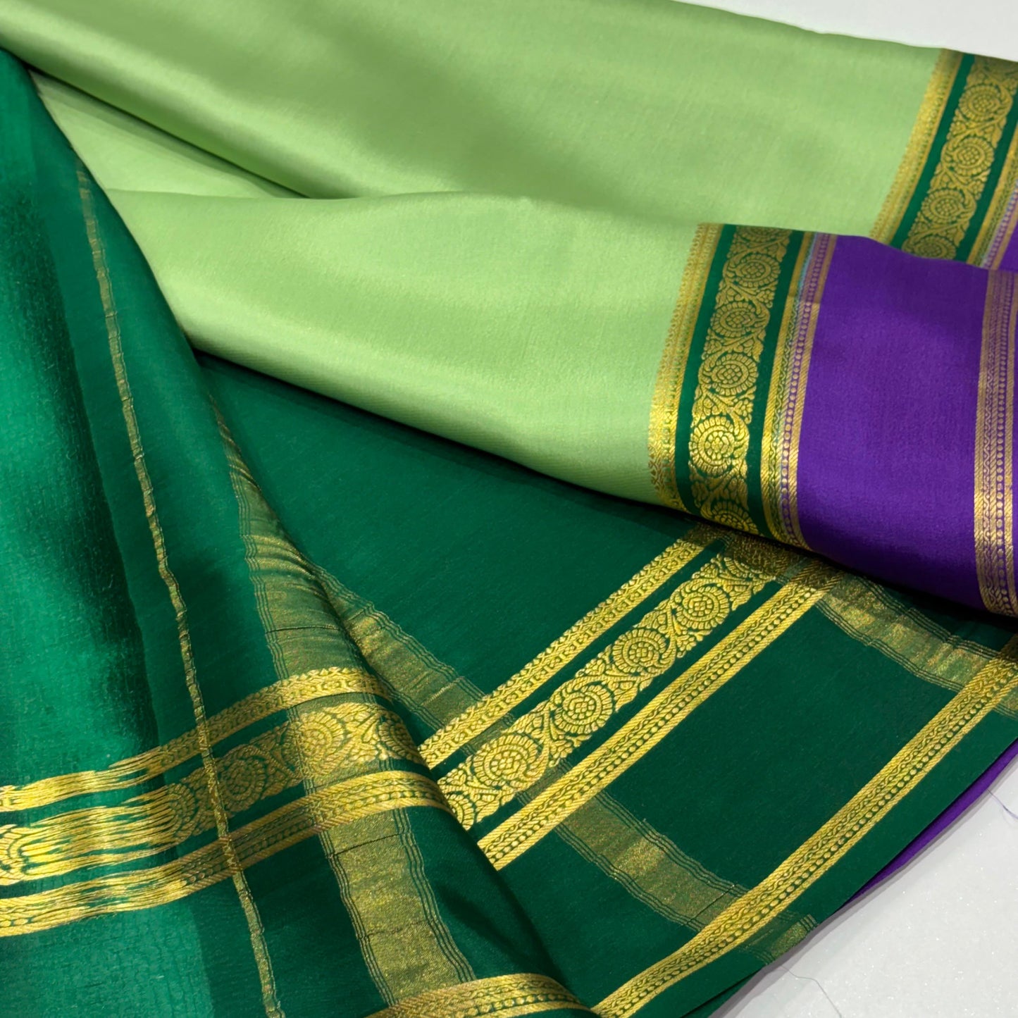 Pure Mysore Crepe Silk Saree