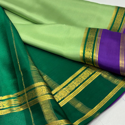 Pure Mysore Crepe Silk Saree
