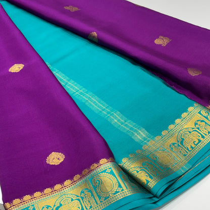 Pure Mysore Crepe Silk Saree