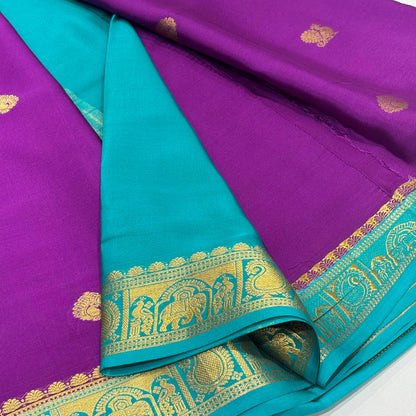 Pure Mysore Crepe Silk Saree