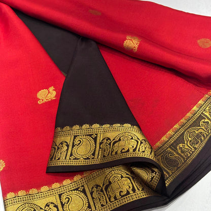 Pure Mysore Crepe Silk Saree