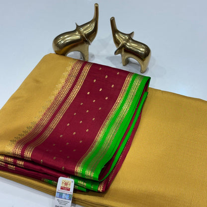 Pure Mysore Crepe Silk Saree