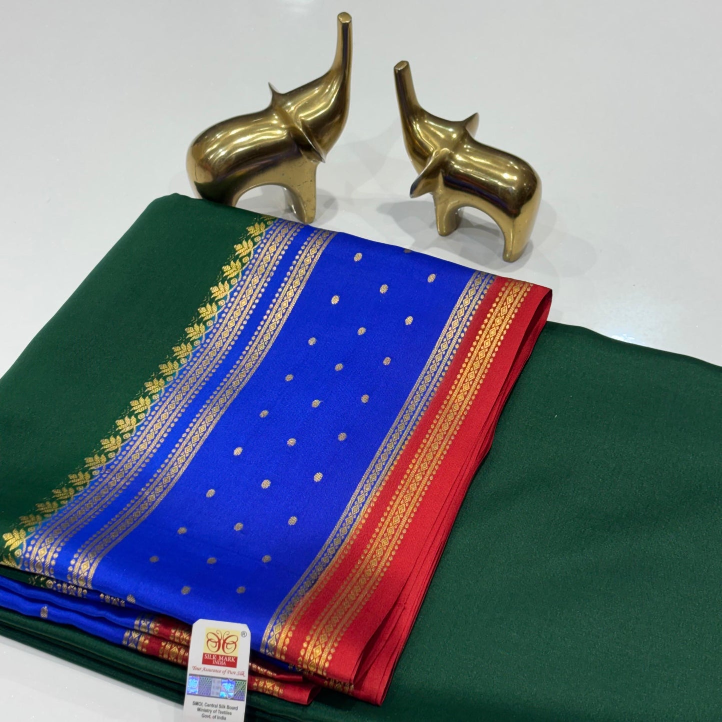 Pure Mysore Crepe Silk Saree
