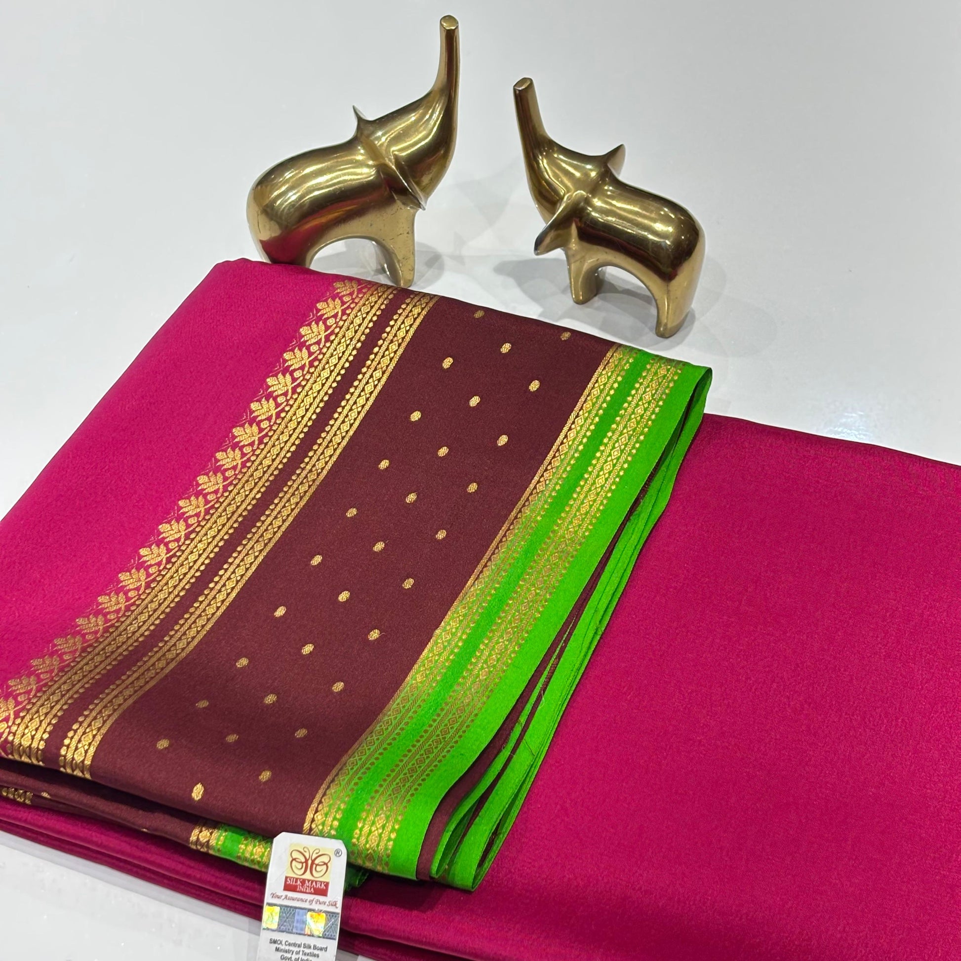 Pure Mysore Crepe Silk Saree