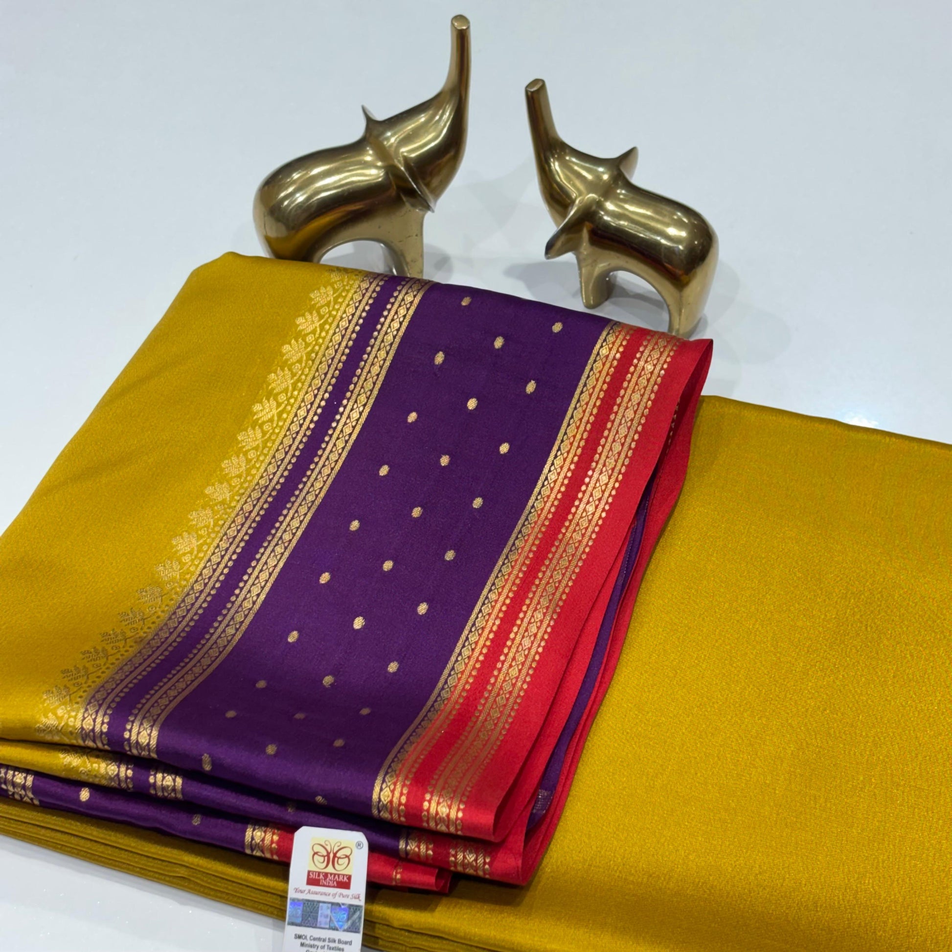 Pure Mysore Crepe Silk Saree