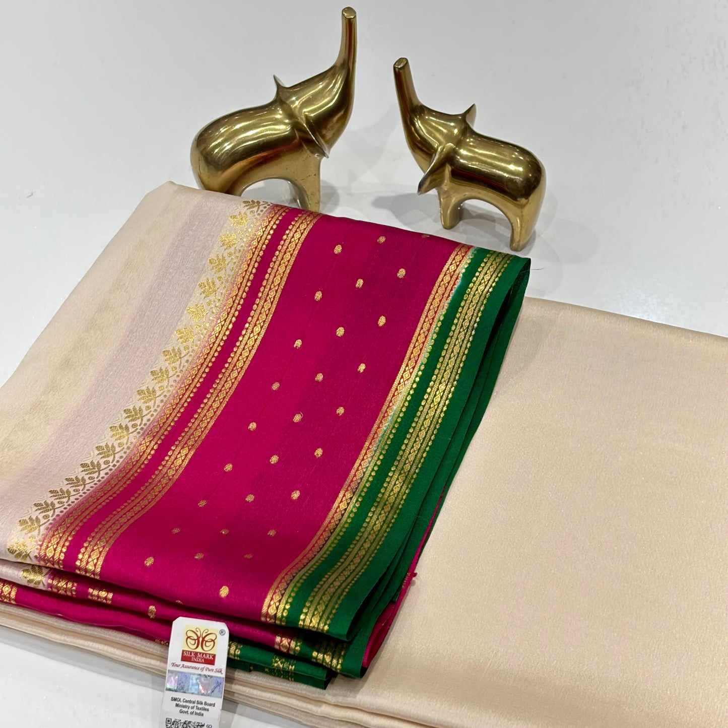 Pure Mysore Crepe Silk Saree