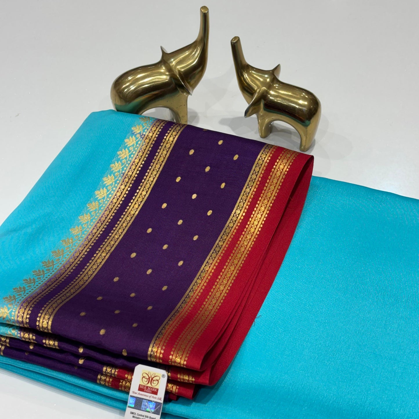 Pure Mysore Crepe Silk Saree