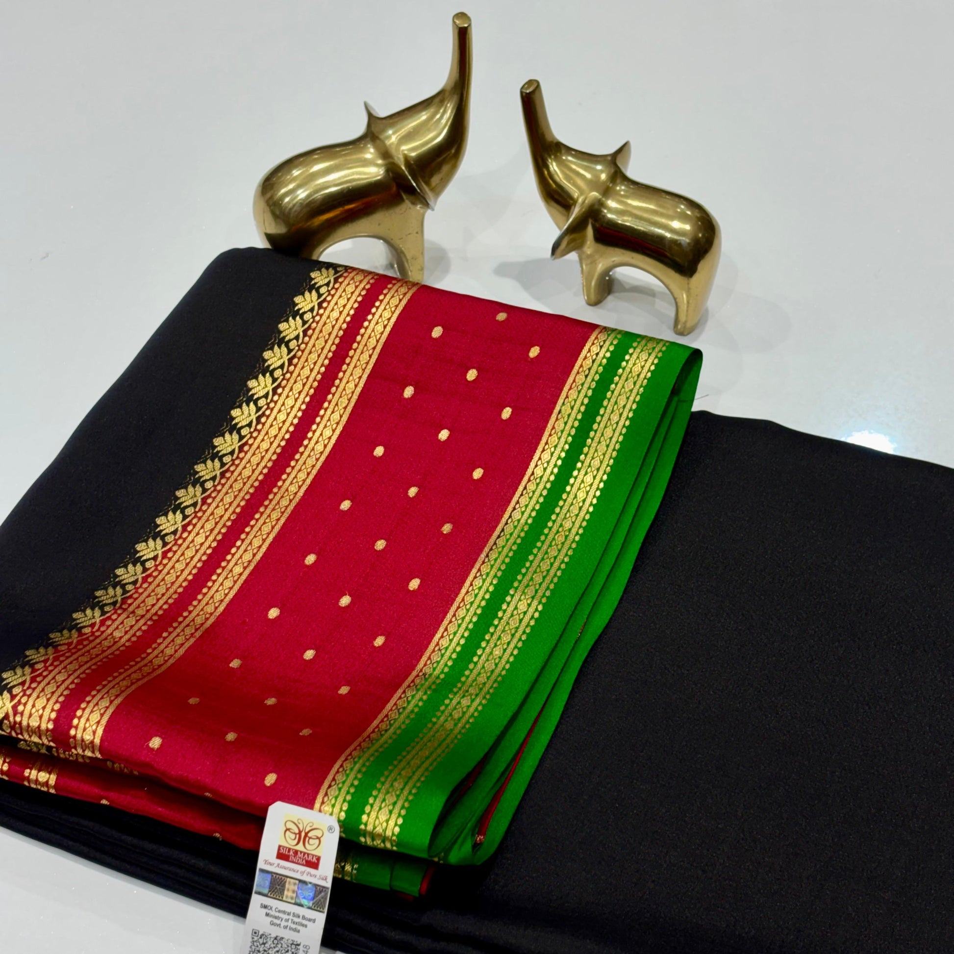 Pure Mysore Crepe Silk Saree