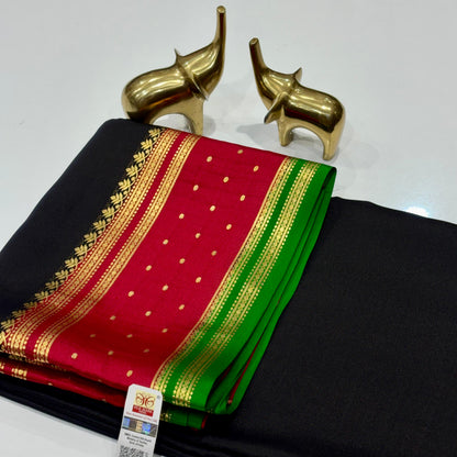 Pure Mysore Crepe Silk Saree