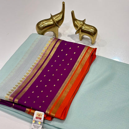 Pure Mysore Crepe Silk Saree