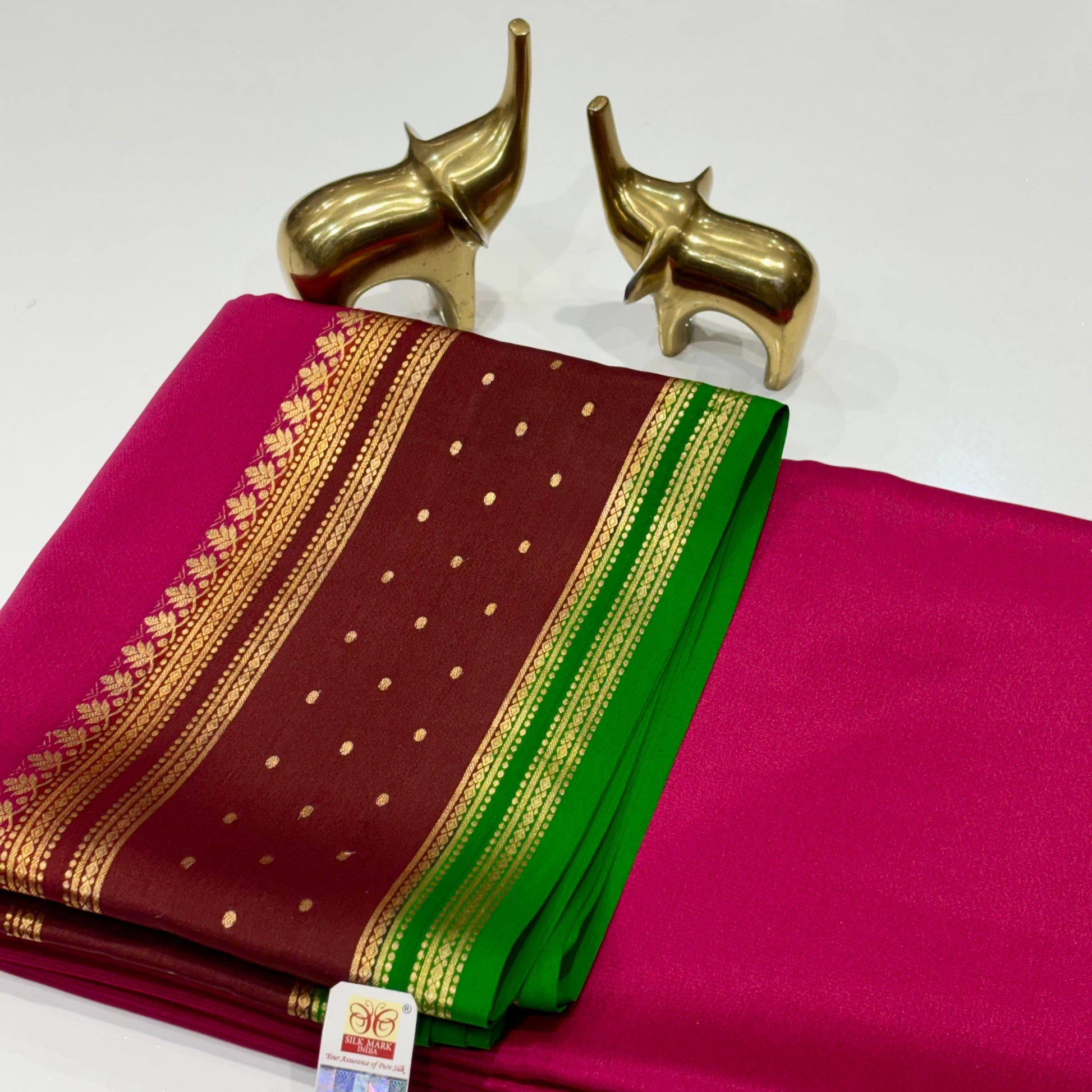 Pure Mysore Crepe Silk Saree