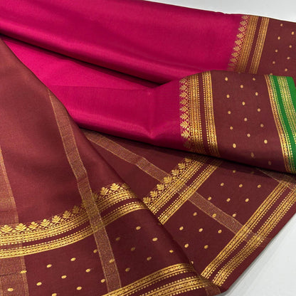 Pure Mysore Crepe Silk Saree