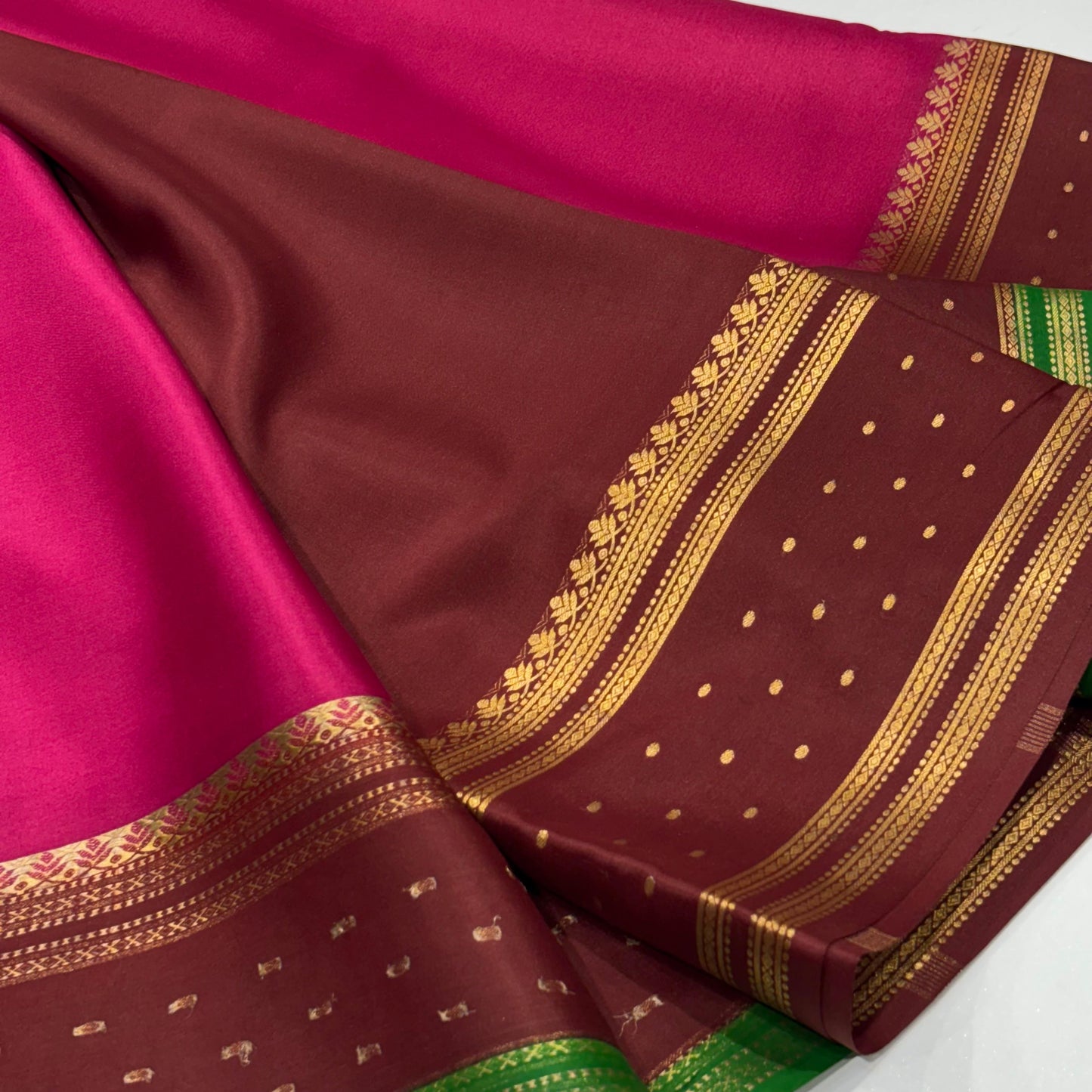 Pure Mysore Crepe Silk Saree